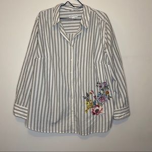 ✨ava & viv button down top✨